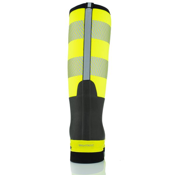 High Leg Waterproof Safety Boots Yellow / Black – BRIGHTBOOT